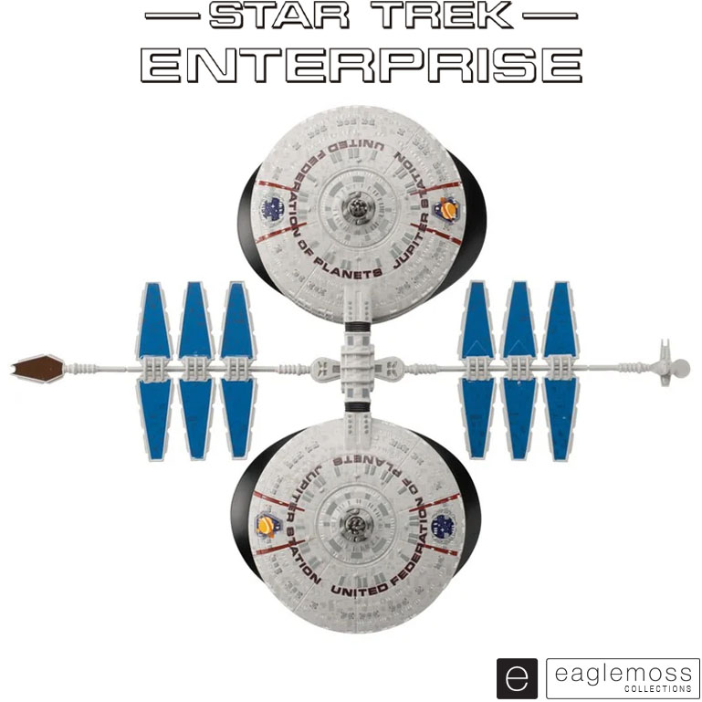 Eaglemoss Star Trek Enterprise Jupiter Station Ship Replica, Razors